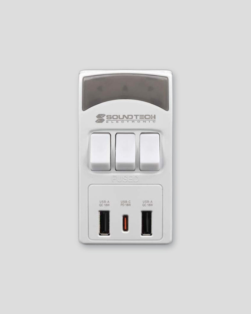 Multiway Adaptor Plug | Safety Certified – SOUNDTEOH