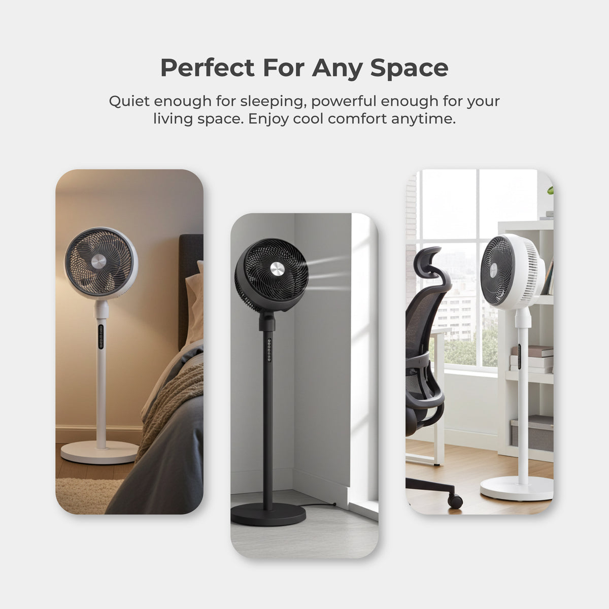 Soundtech 12 Inch DC Motor Stand Fan - Energy Saving Cooling Fan ...