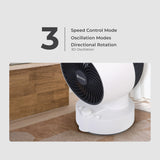 6 inch 3-Directional Rotation Air Circulator Fan