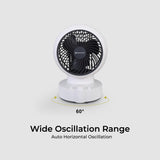 6 inch 3-Directional Rotation Air Circulator Fan