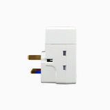 3Ways Adaptor with USB A+C Quick Charger