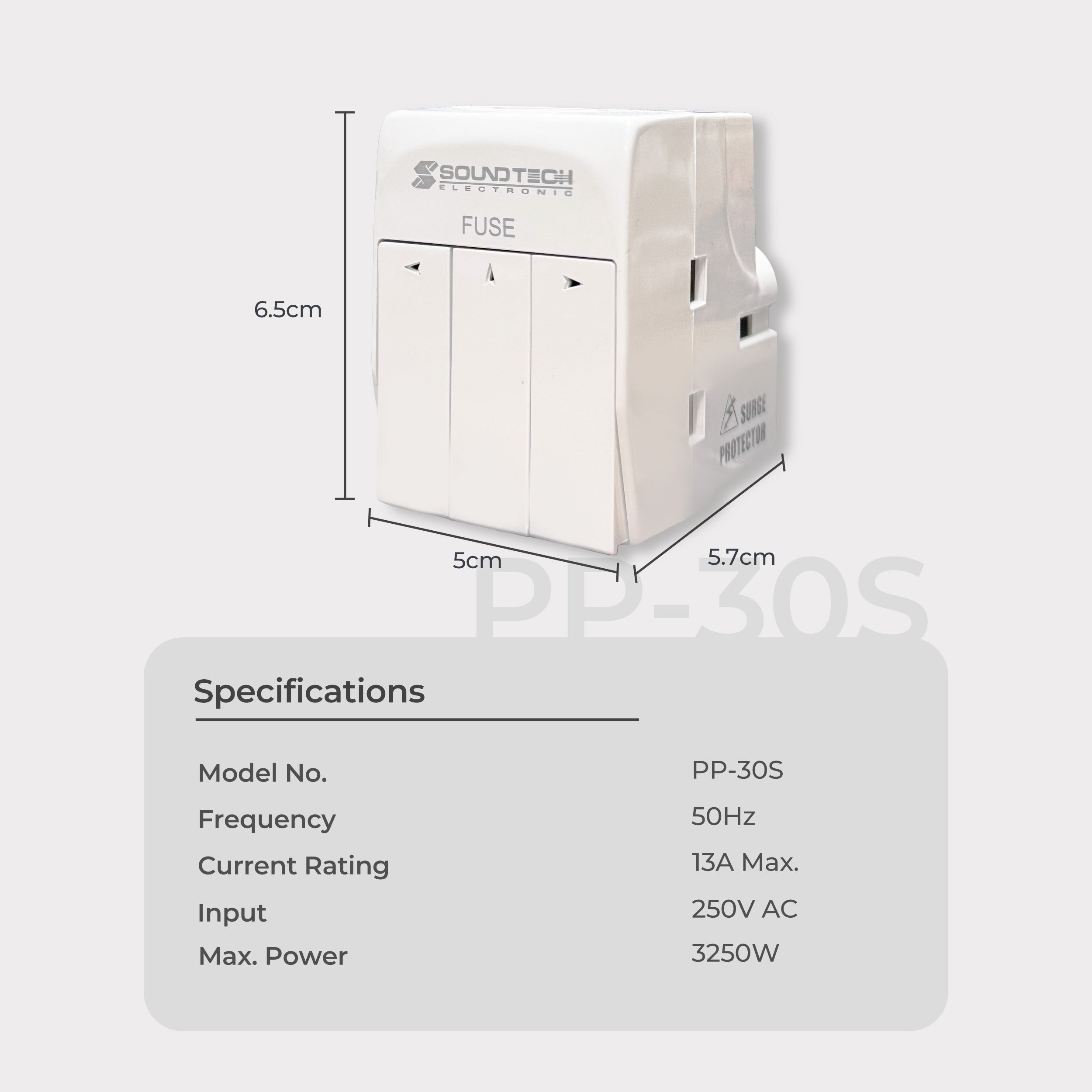 Multiway Adaptor with Individual Switches (2pcs in 1pack)