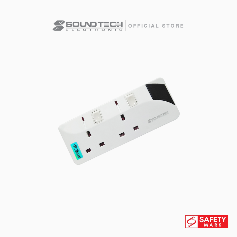 2 Ways Extension Socket 3M Cables | Singapore – SOUNDTEOH
