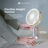 Rechargeable Oscillating Clip Fan