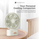 Rechargeable Rotating Desktop Fan