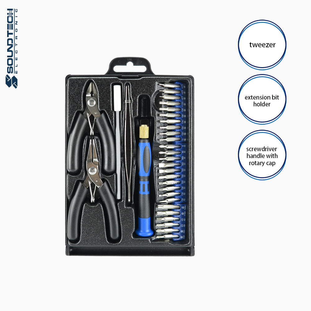 32 PIECES HOBBY TOOL KIT SOUNDTEOH