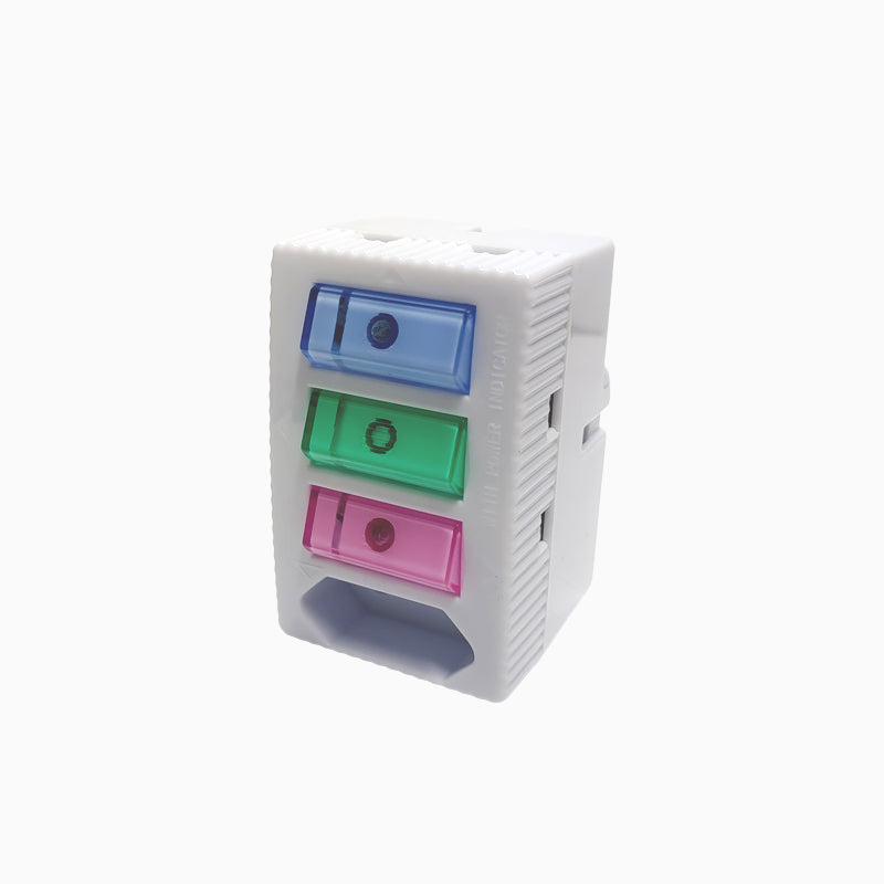 MULTIWAY ADAPTOR W/ON OFF SWITCHES (2PCS IN 1PKT)