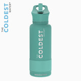 1L SPORTS THERMAL WATER BOTTLE - FLIP TOP STRAW LID