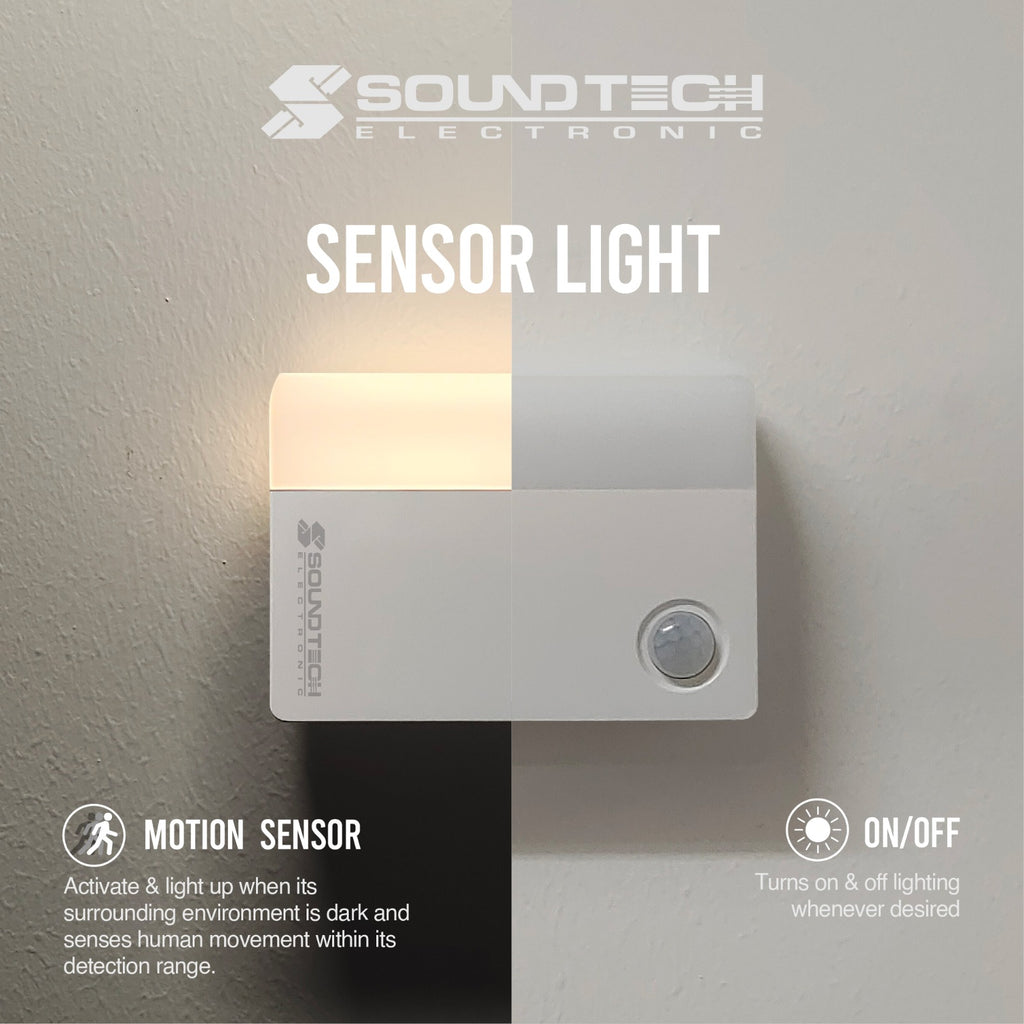 LED Auto-Motion Sensor Night Light – SOUNDTEOH
