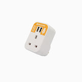 1 Outlet Adaptor with Dual 3.1A USB