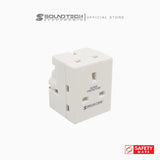 Multiway Adaptor W/Surge Protection (2pcs in 1pack)