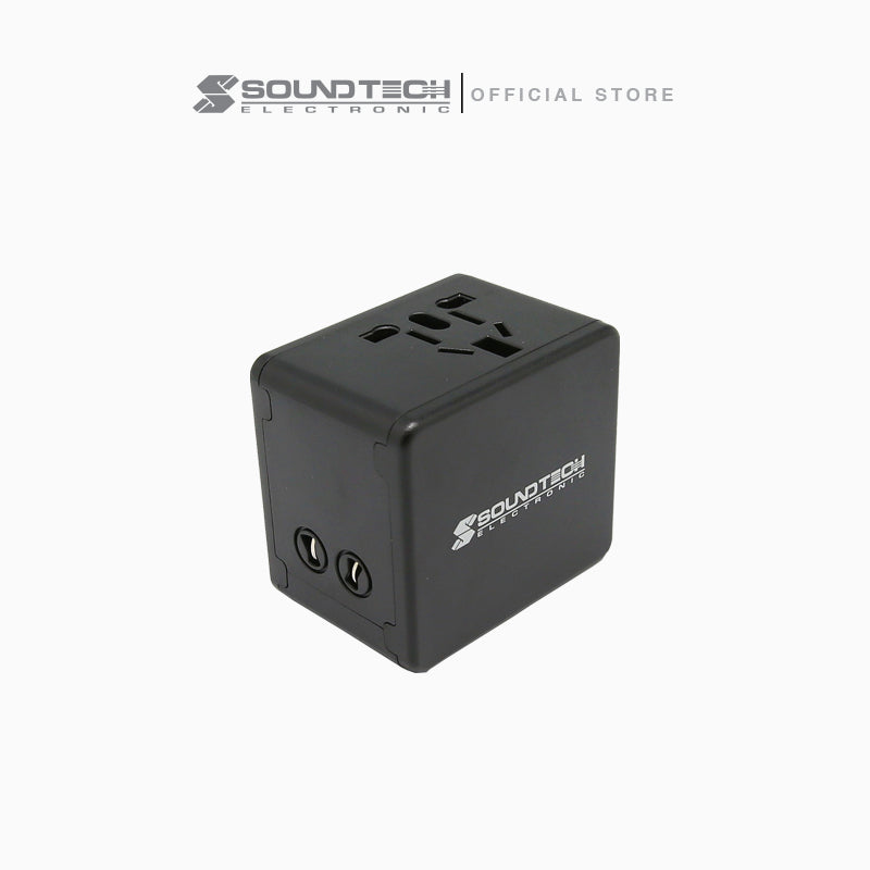 Travel Adaptor with 2.4A Smart USB